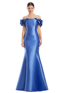 Alexander by Daymor - 1991 - Elegant Off-the-Shoulder Evening Gown