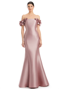 Alexander by Daymor - 1991 - Elegant Off-the-Shoulder Evening Gown