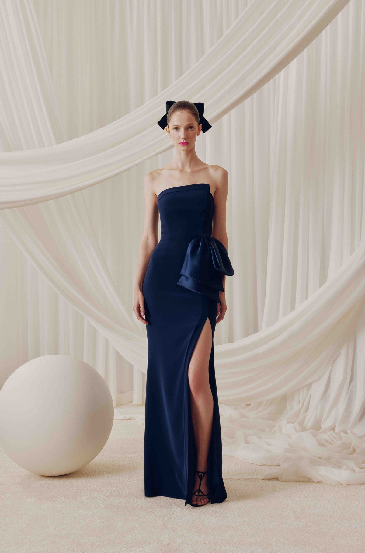 Audrey+Brooks - 6801 - Strapless Gown with Side Bow