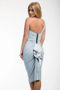 Nicole Bakti - 332 - One-Shoulder Evening Cocktail Dress