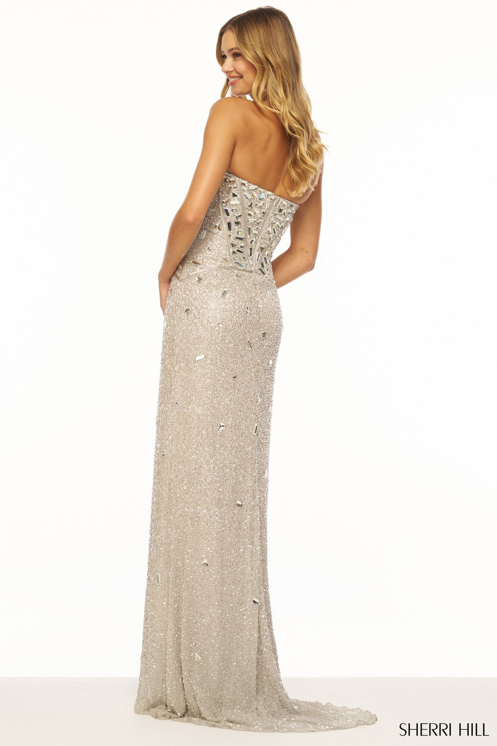 SHERRI HILL - 56161 - STRAPLESS CORSET GOWN  MADELINE'S BOUTIQUE –  Madeline's Boutique